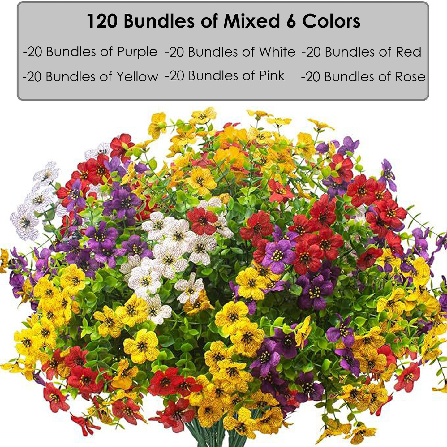 💖Spring Hot Sale 50%OFF🌺UV-RESISTANT, Colorfast 'Immortal' Flowers