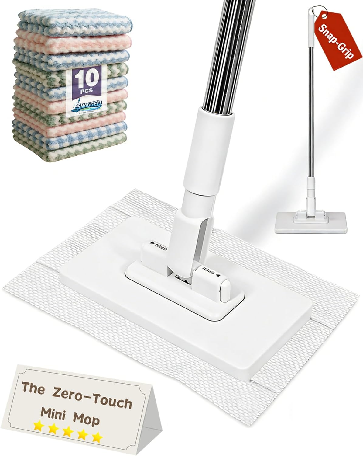 Hands-Free Multi-Purpose Flat Mop
