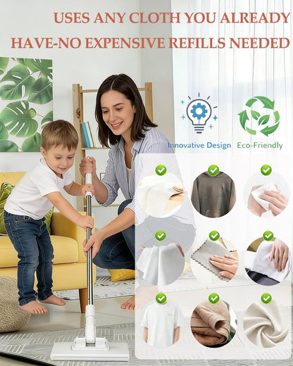 Hands-Free Multi-Purpose Flat Mop