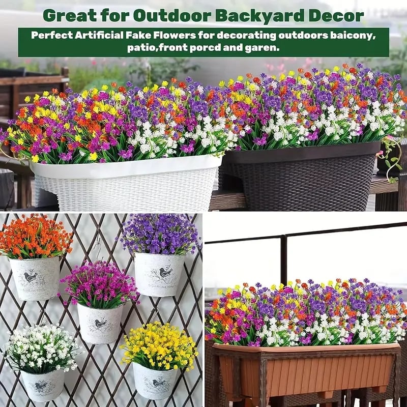 💖Spring Hot Sale 50%OFF🌺UV-RESISTANT, Colorfast 'Immortal' Flowers