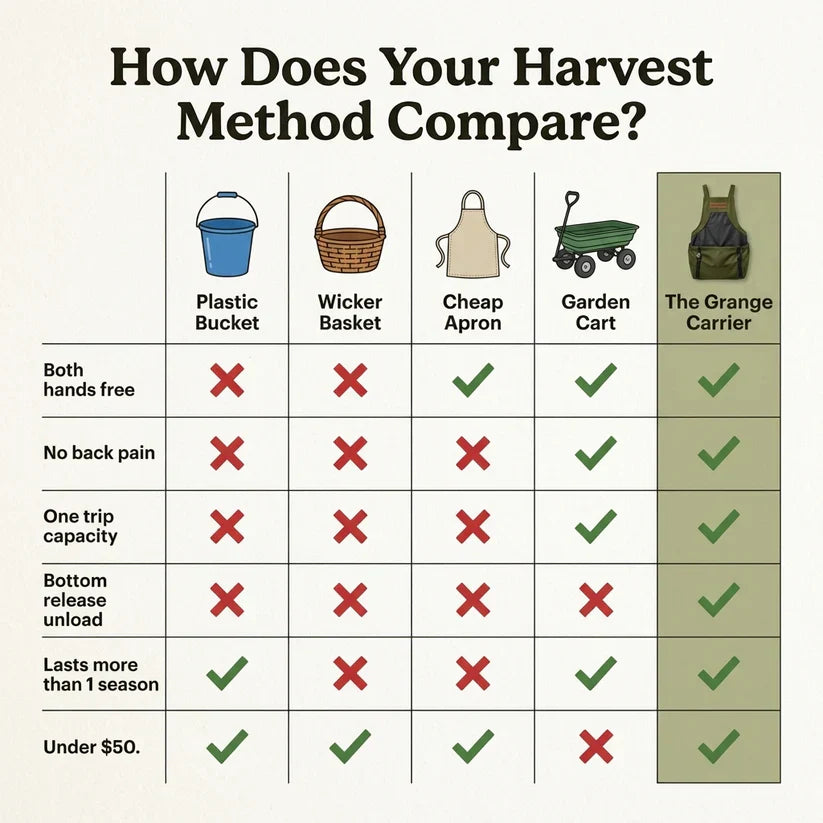 The Grange Carrier — Instant-Release Harvest System