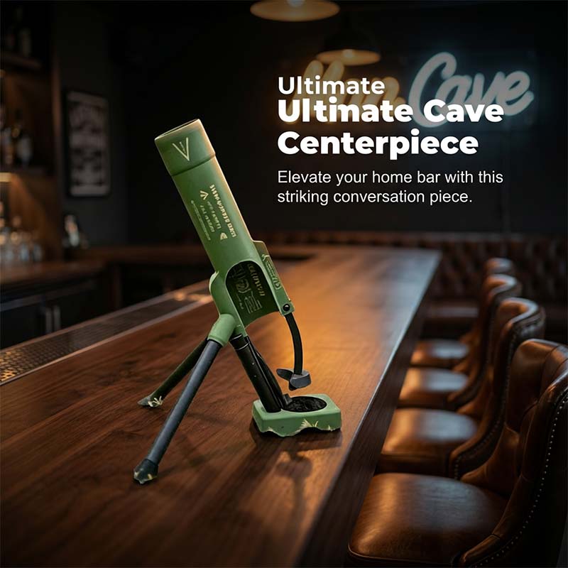 🔥LAST DAY 70% OFF🔥-🚀 51mm Beer Bottle Mortar Bottle Opener 🍻– Novelty Cap-Launching Desk & Bar Accessory🔥