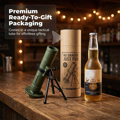 🔥LAST DAY 70% OFF🔥-🚀 51mm Beer Bottle Mortar Bottle Opener 🍻– Novelty Cap-Launching Desk & Bar Accessory🔥